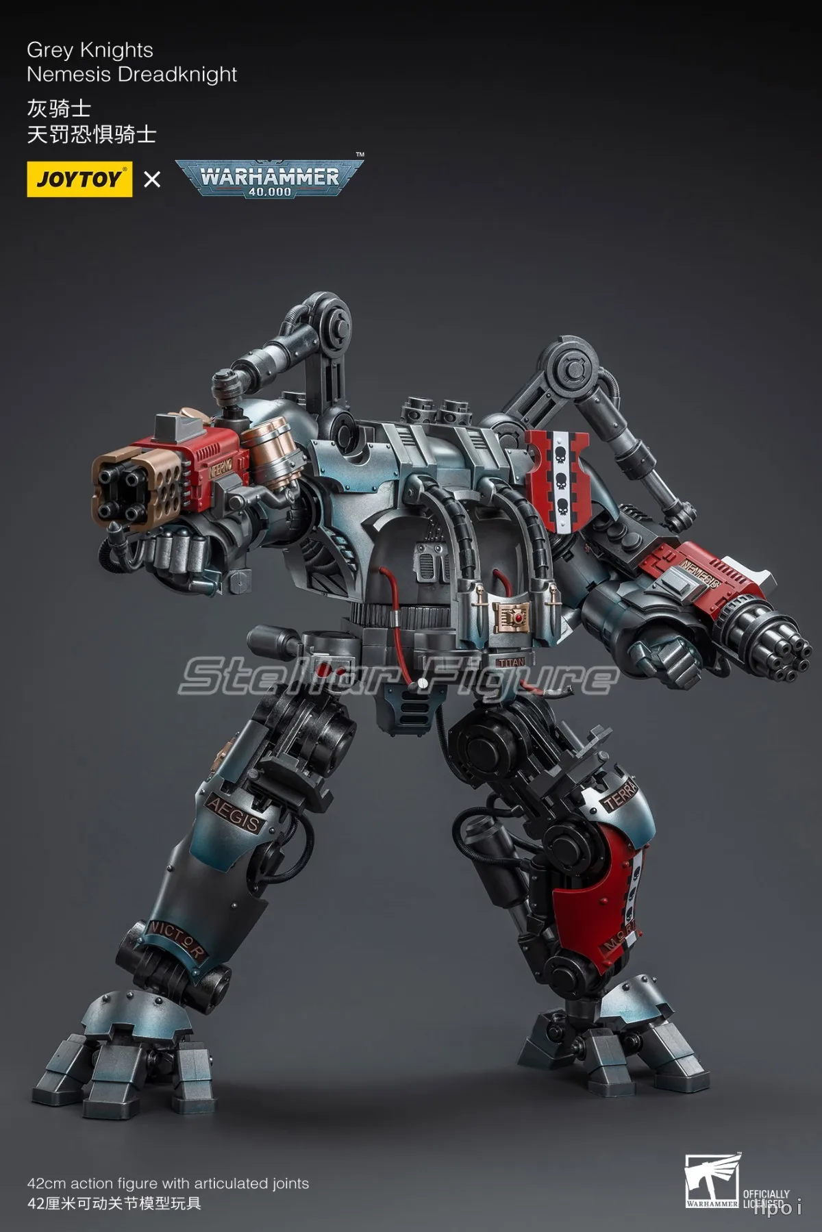 

【SF】Фигурка JOYTOY 1/18: Серые Рыцари — Модель «Дреднот» Немезида, Коллекционные Игрушки, Подарки, Украшения