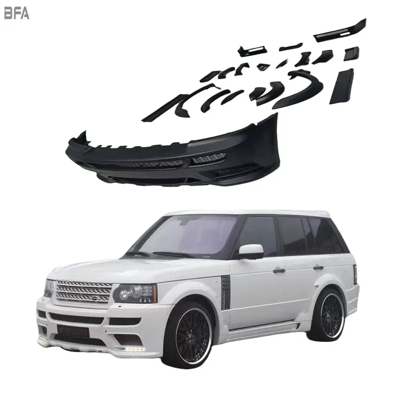 

Комплект обвесов для Range Rover: бампер, накладки на колесные арки, спойлер, крылья, автозапчасти