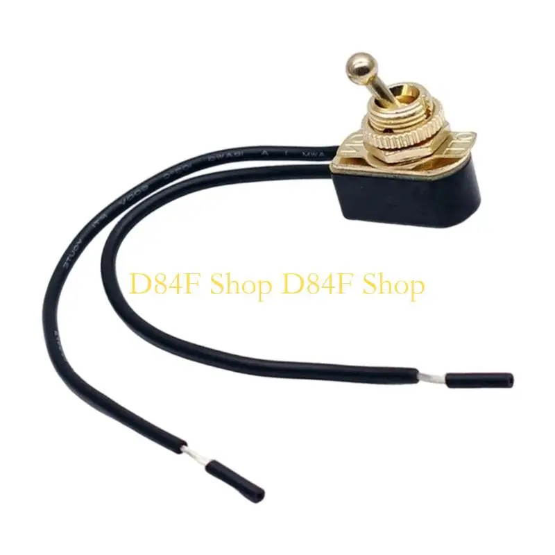 D84F Two Position Toggle Switches For Circuits 3A 250VAC Metal Shell Construction