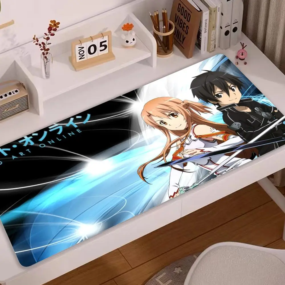 AAA S Sword Art Online Mousepad Large Gaming Mouse Pad LockEdge Thickened Computer Keyboard Table Desk Mat