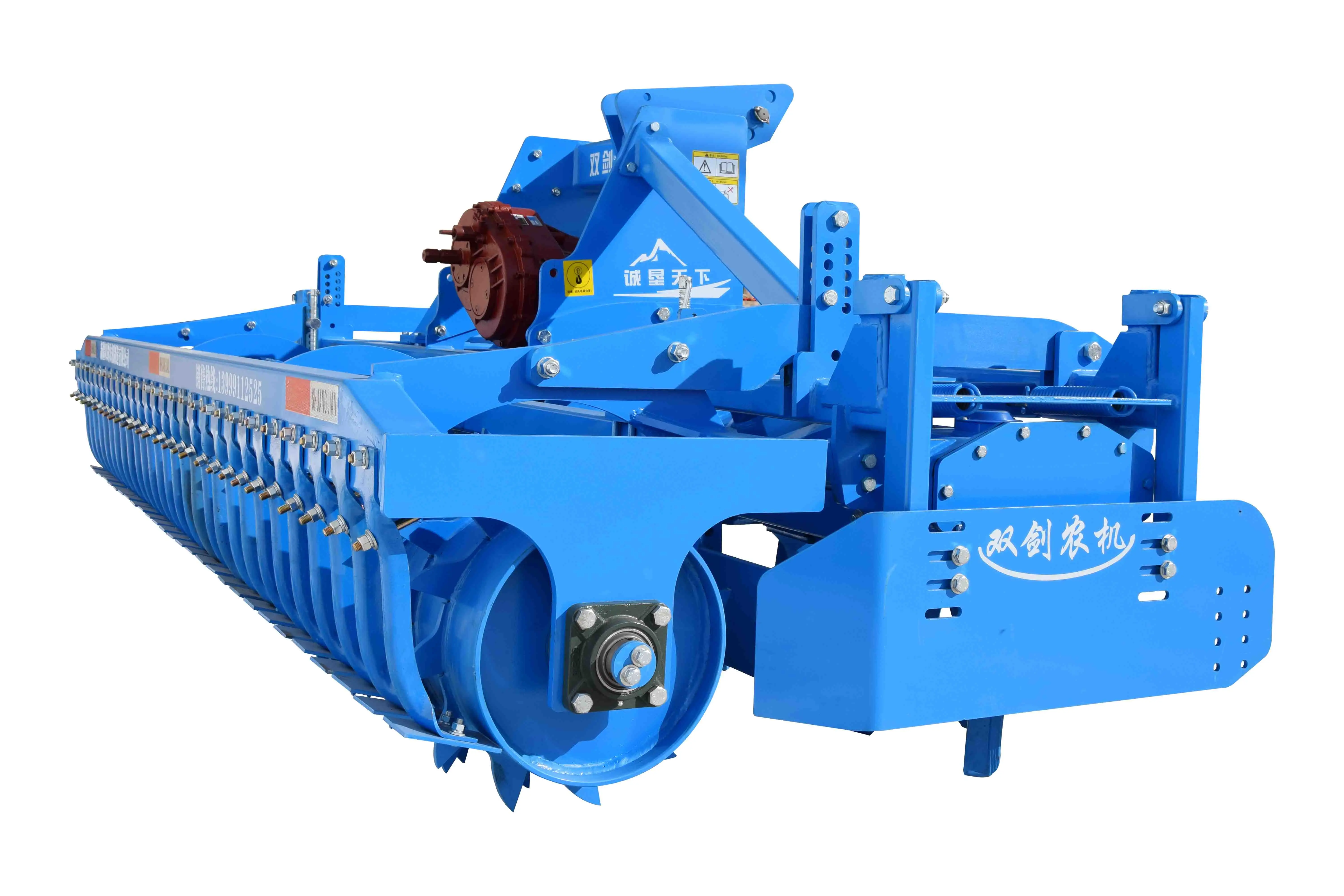 Agro Tractor Heavy Power Bodenbrechende Nivelliermaschine Farm Power Driven Rake Harrow Rotary Rake Machine