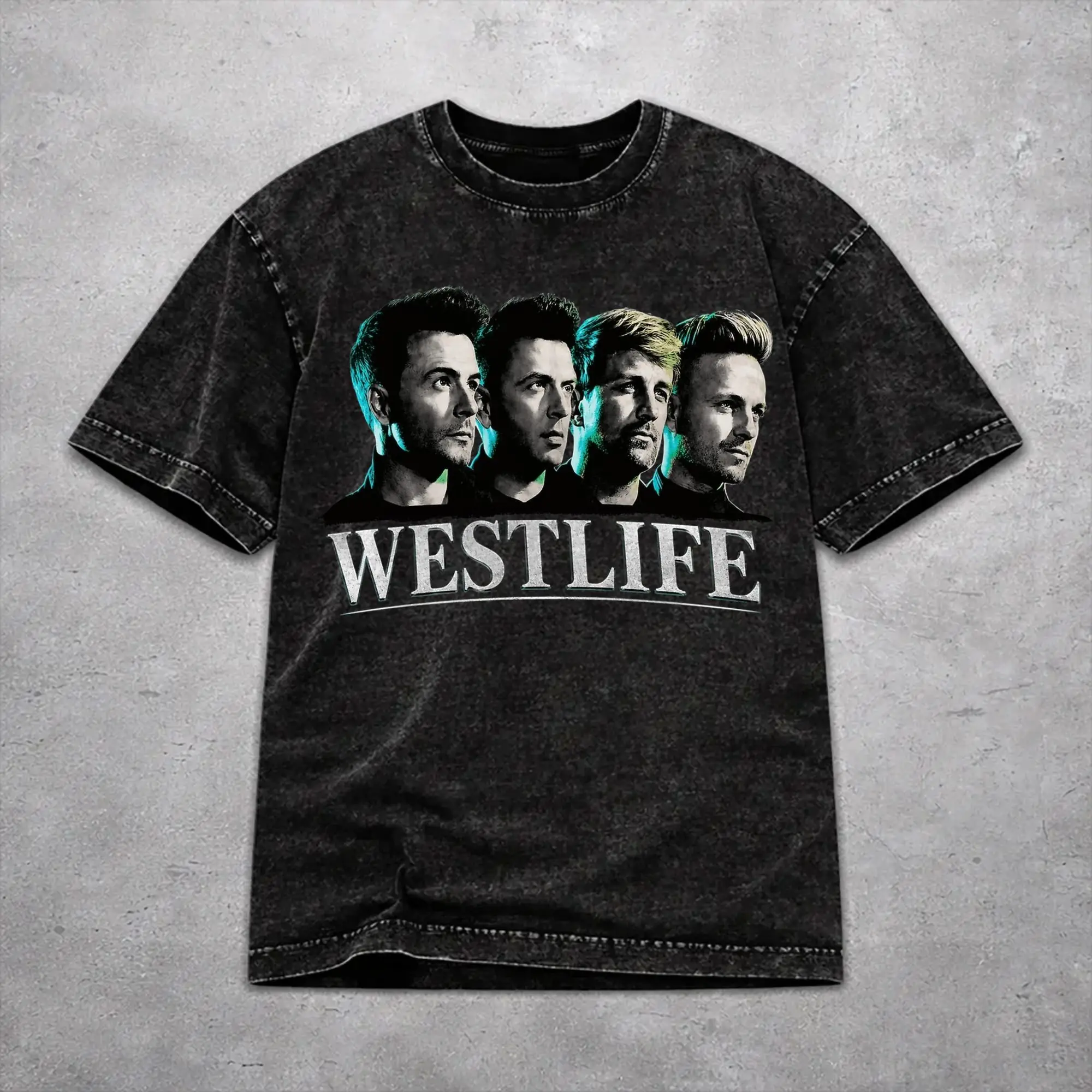 Westlife 25th Anniversary Tour 2026 Washed T Shirt Novelty Harajuku for Men Women  Oversize T-Shirts Tee Cotton