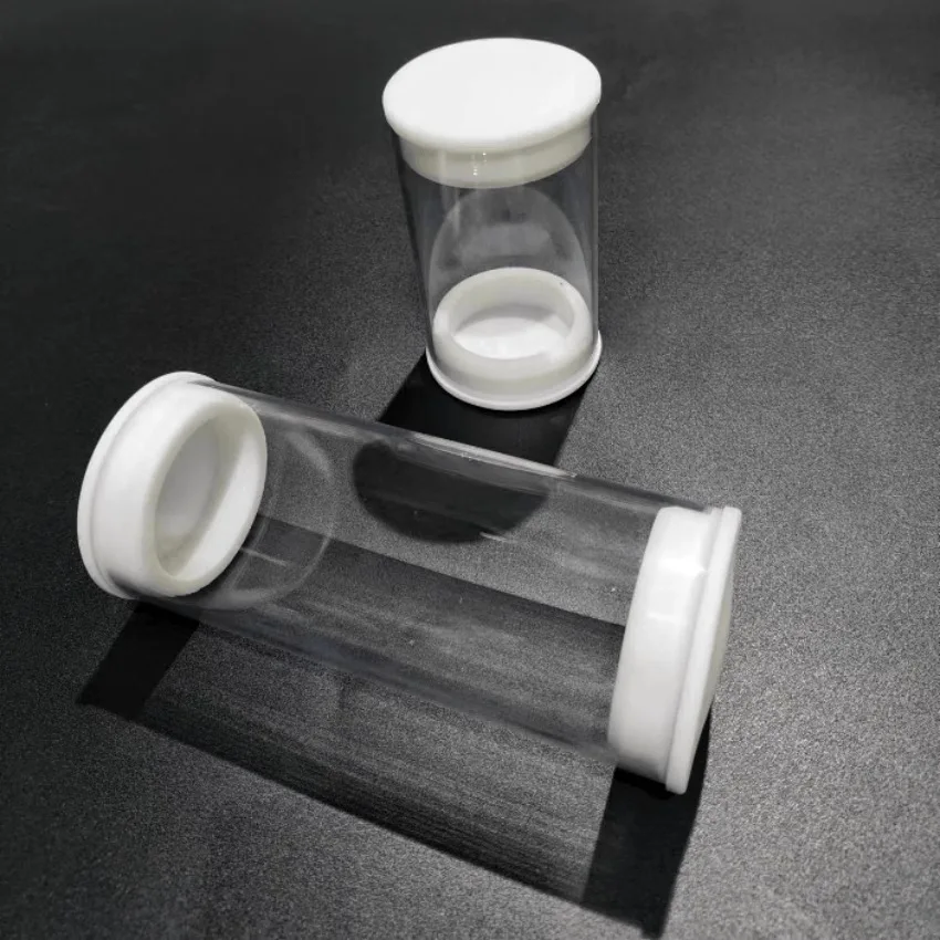 

1pcs PC Tube Clear Round Hard Tube pc Packaging Pipe Storage Tube 39.37inch With lids 2mm thickness