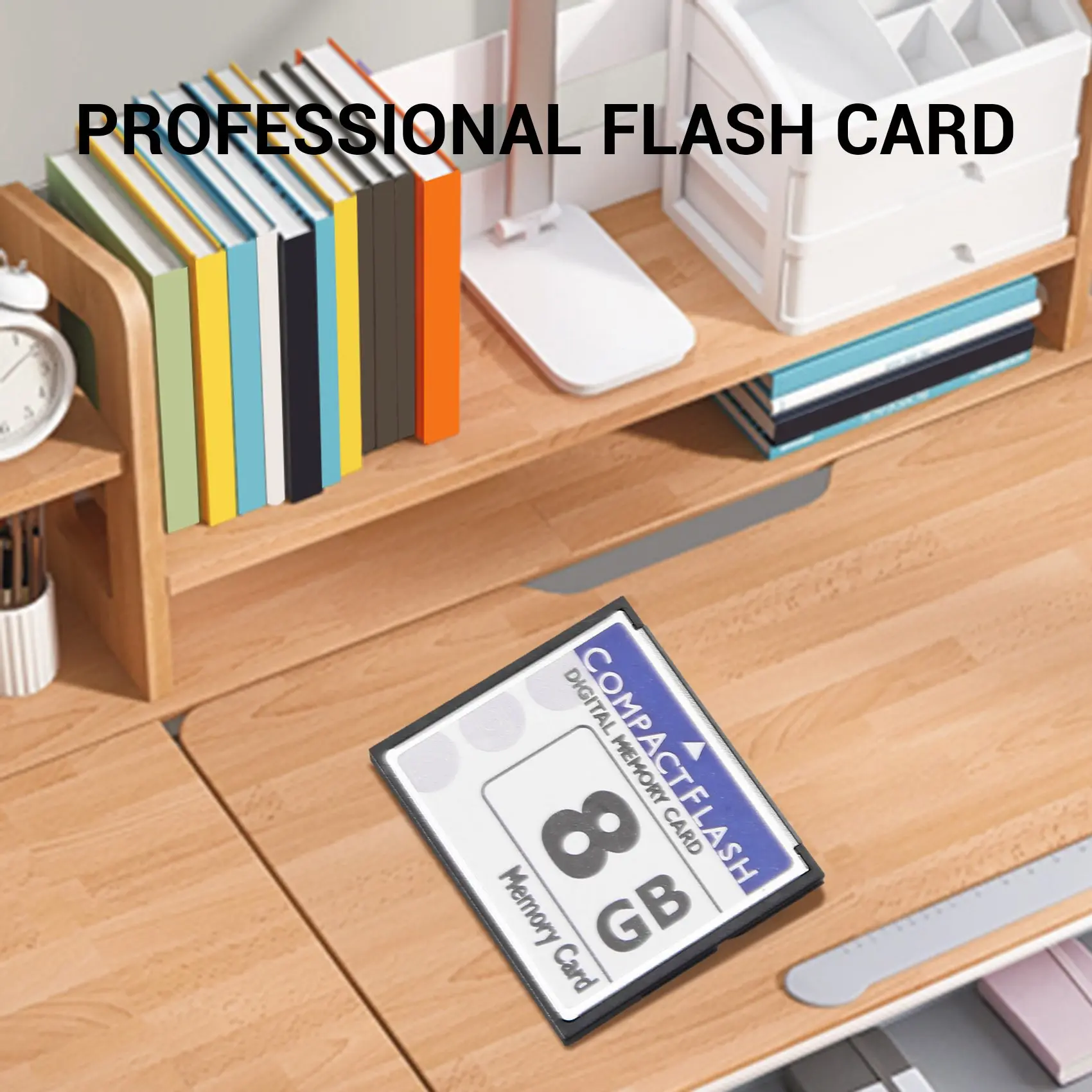 Professional 8GB Compact Flash Memory Card(White&Blue)