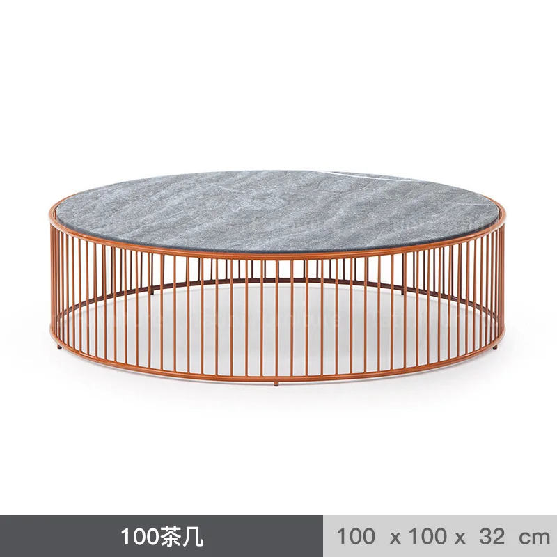 Outdoor aluminum alloy side table balcony corner table outdoor round coffee table courtyard sofa rattan creative negotiation