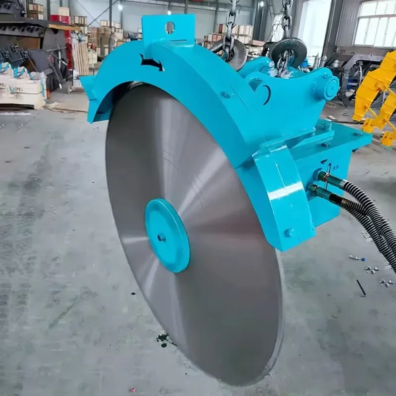 Mine Tunnel Digging Disc Rotary Cutting Saw Machine Road Slotting Hydraulic Rock Saw Cutting Granite Rock Saw