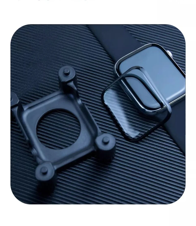 1-5 piezas de protector de pantalla para Apple Watch Series 11-10 9-8-7-6 5 Se ultra 3/2 49mm 42-46mm 41mm 45mm 40 44mm, con herramienta de posicionamiento y película 6