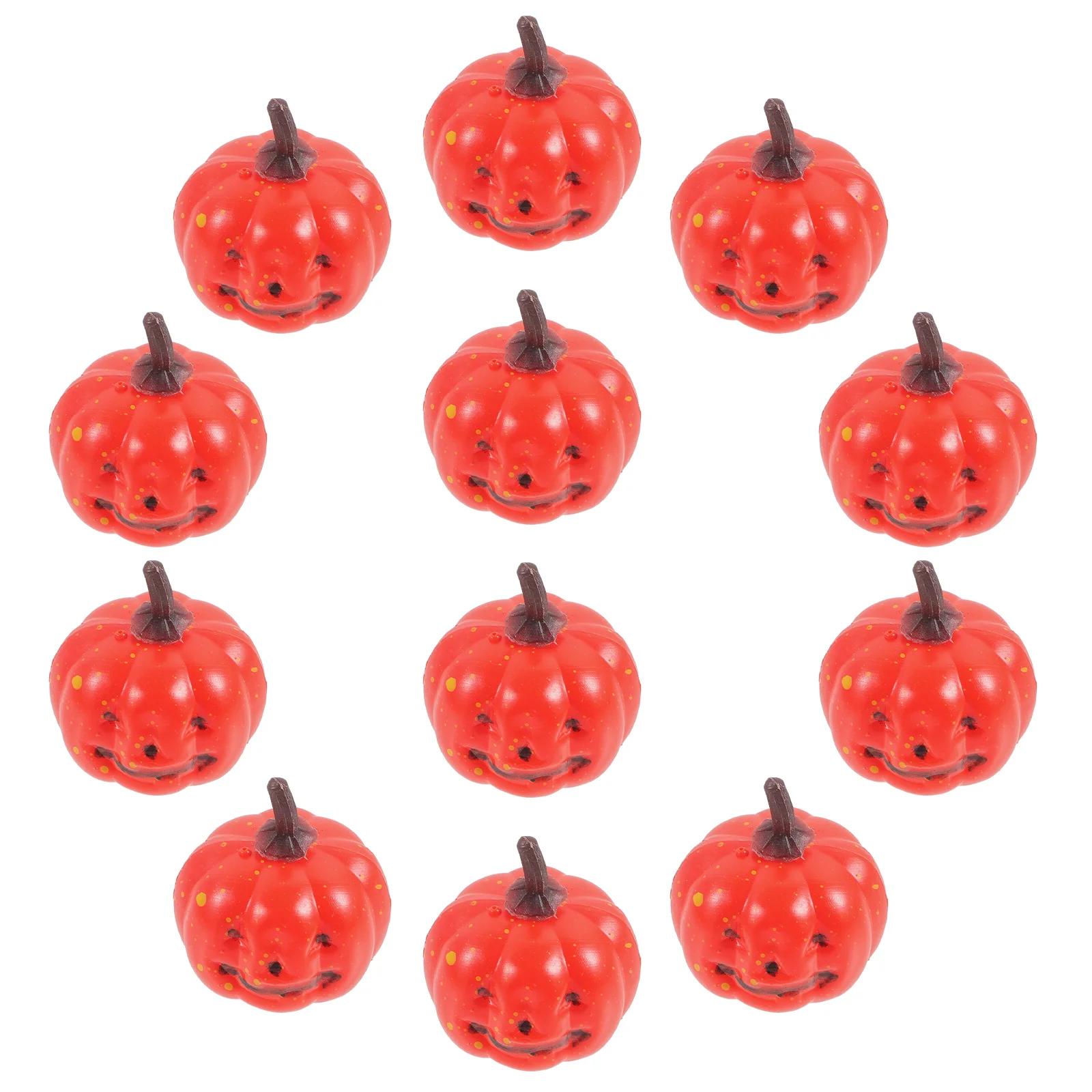

16Pcs Fake Plastic Pumpkins Realistic Small Halloween Decorations for Home Party DIY Thanksgiving Fall Harvest