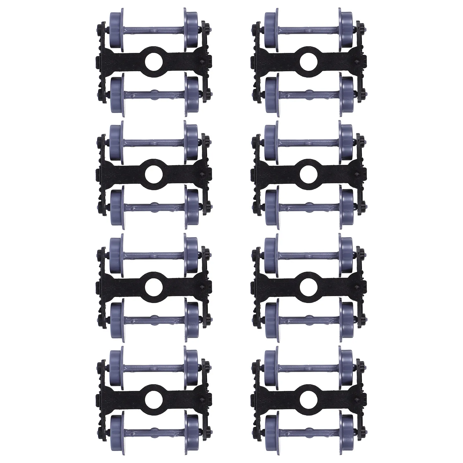 

8 шт. пластиковых колес для моделей железных дорог, для сборки, аксессуары для поездов, мелкая сборка