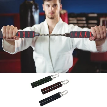 1pcs אומנויות לחימה אימון nunchaku סיני קונג פו אומנויות לחימה נונצ 'אקו ספוג גומי למתחילים