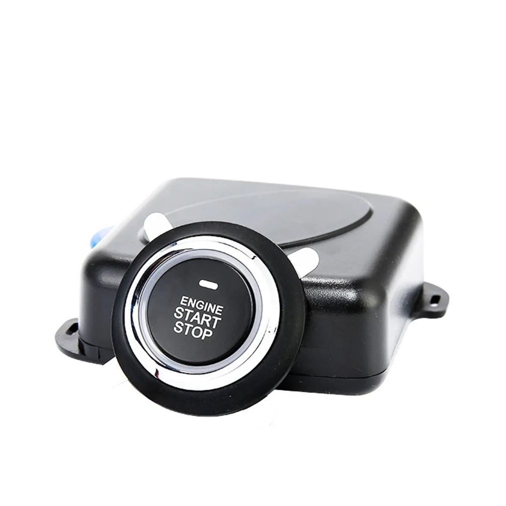 حار 12 فولت سيارة إنذار تلقائي التحكم عن بعد PKE سيارة دخول بدون مفتاح المحرك بدء نظام إنذار دفع زر إنذار PKE عن بعد كاتب توقف #4