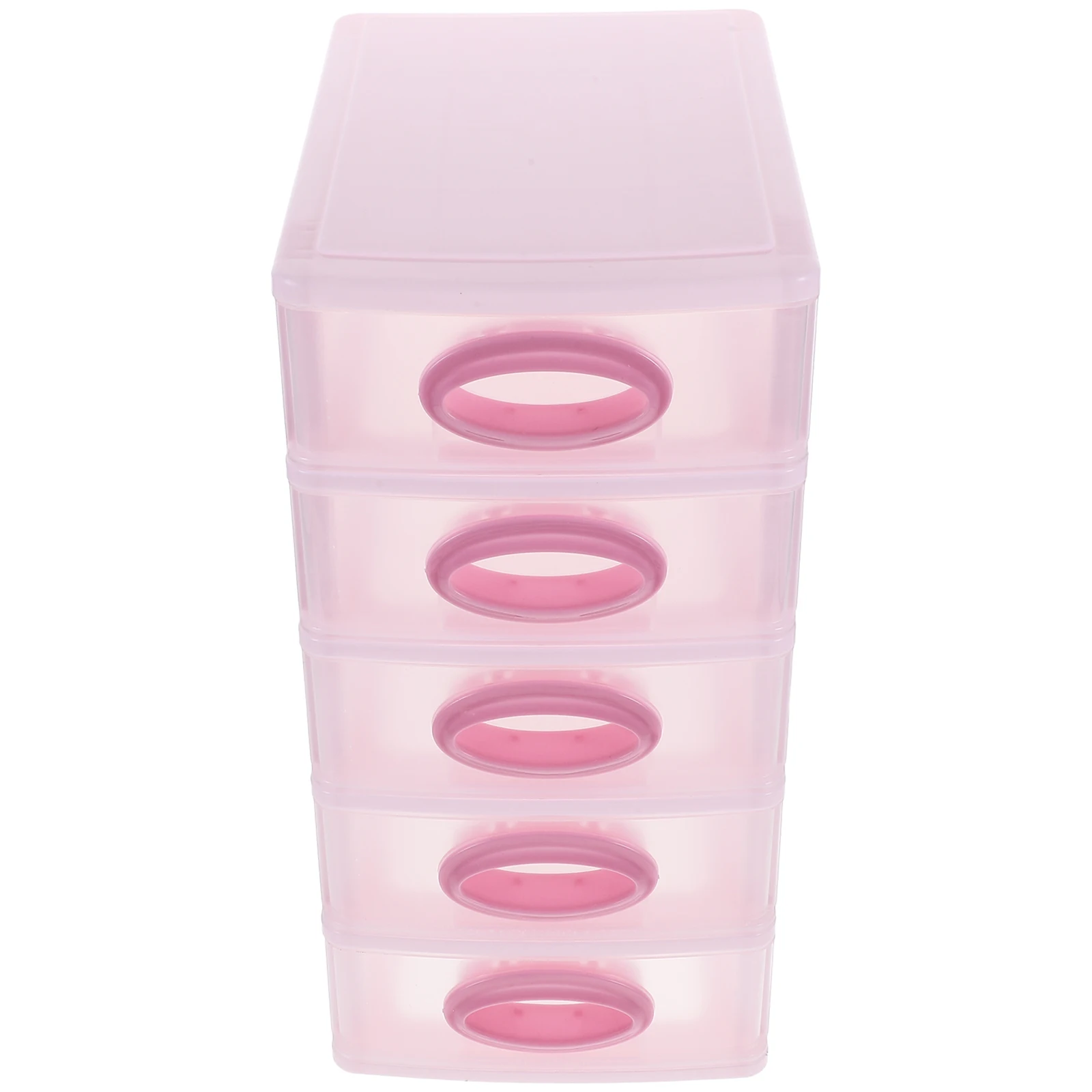 

Pink 5 Layers Drawer Storage Cabinet Office Supplies Organizer Plastic Desktop Drawers File Holder Tidy Desk Makeup Box