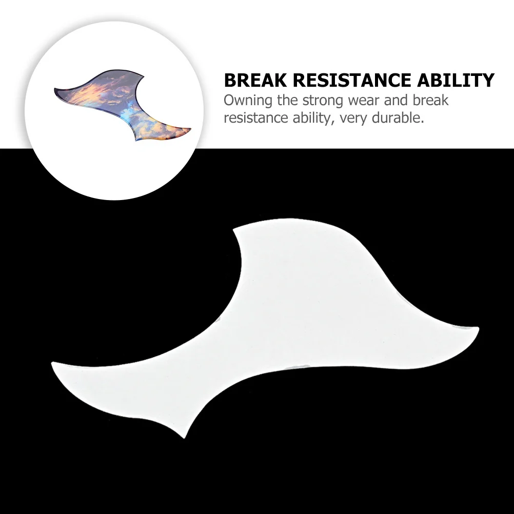 

Thickened Acoustic Guitar Pickguard Scratch Plate Durable Impact Protection Plate Protective Board for Folk Guitar Accessories