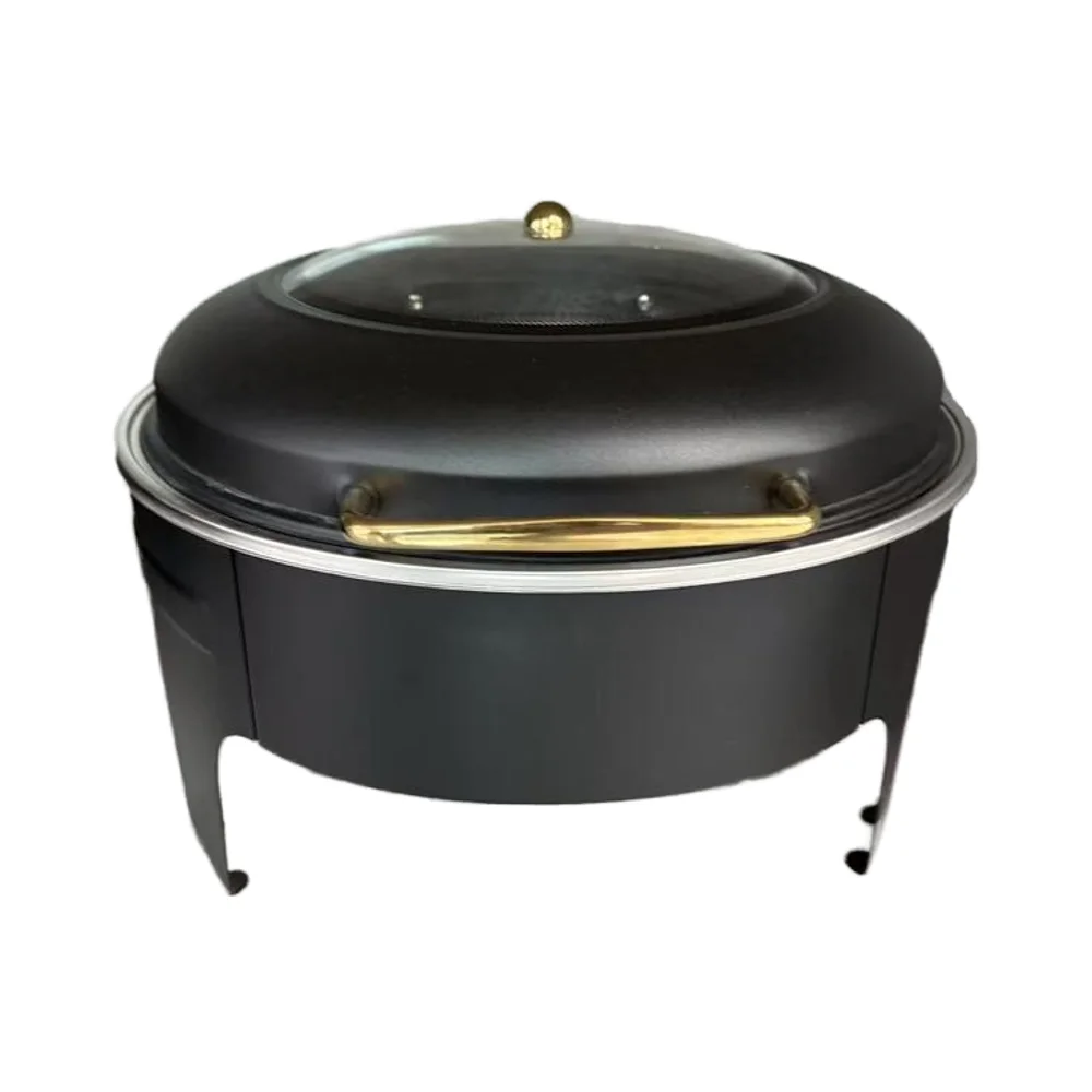 

New Hot Classic-Style Round Visual Soup & Stock Pot Glass Cover Stainless Steel Long Service Life Corrosion Resistance Low Noise