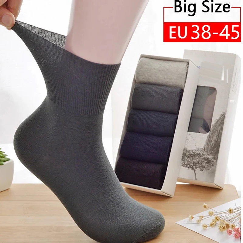 2 Pairs Diabetic Socks Prevent Varicose Veins Socks for Diabetics Hypertensive Patients Free Style Bamboo Fiber Cotton Material