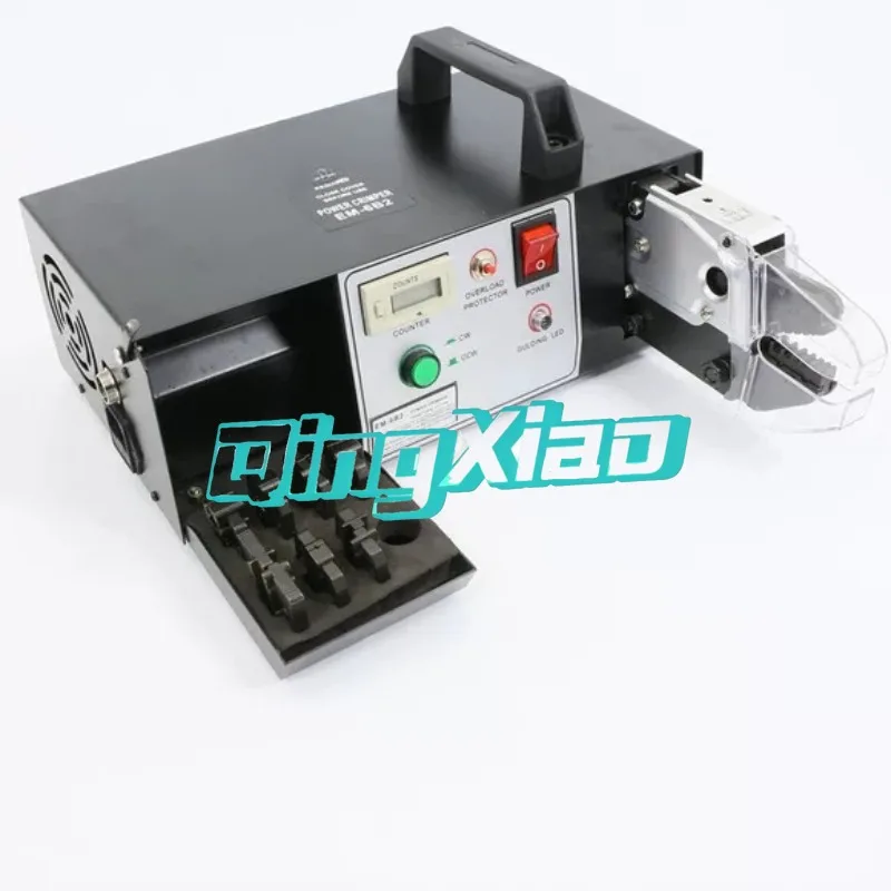 

Industrial Electric Terminal Crimping Machine Multi Function Bench Press For Cold Press Stripping Cutting Integrated Tool
