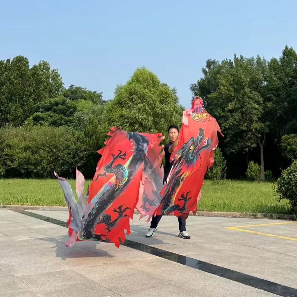 Accessori per coda di drago fitness lavabili da 8 m. Prestazioni tradizionali. Larghezza 75 cm (testa non inclusa)