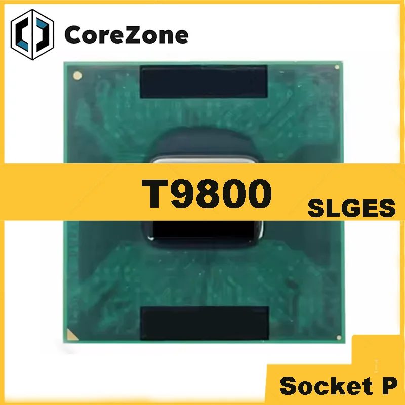 Core 2 Duo T9800 SLGES 2,9 GHz Doble núcleo Rosca dual 6M 35W Zócalo P GM45 PM45