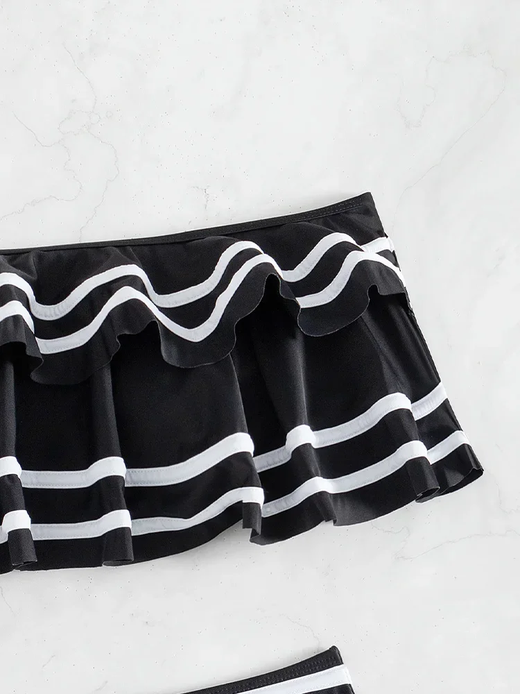 UETEEY Sexy Strapless Backless Bikini 2 Piece Set Women Split Swimsuit Beach Vacation Bikini 2025 New Summer Swimwear Bikini Set