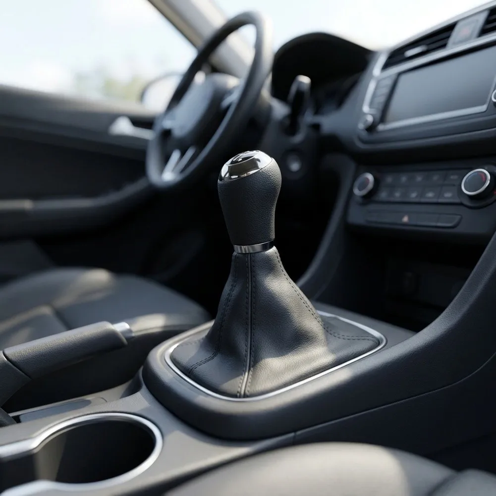 For Daily Driving Black-silver Gear Shift Knob Gear Shift Knob Grade Plastic Build Rust Resistant Fade Resistant