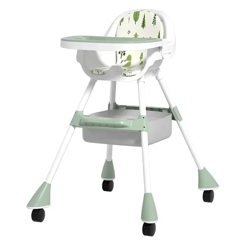 Baby Dining Chair Multifunctional Foldable Baby Chair Household Portable Baby Dining Table Chair Children's Dining Table