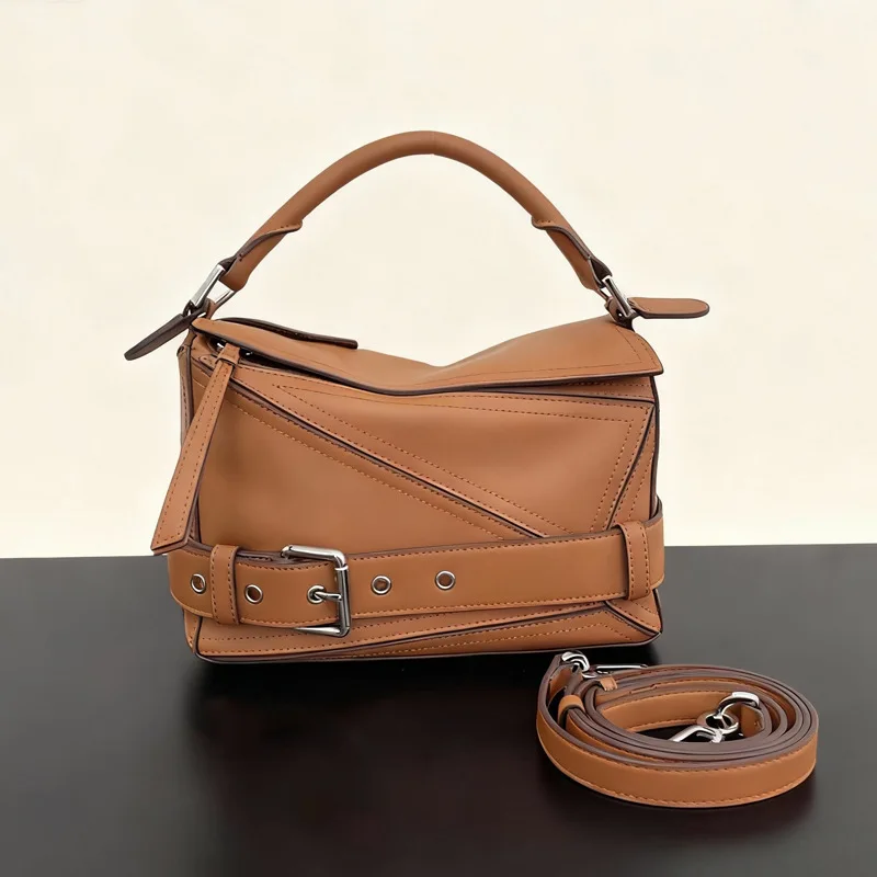 

2025 A/W Luo's New Biker Bag: Premium, Unique, Large Capacity. Versatile Hand/Shoulder/Crossbody Commuter Style.