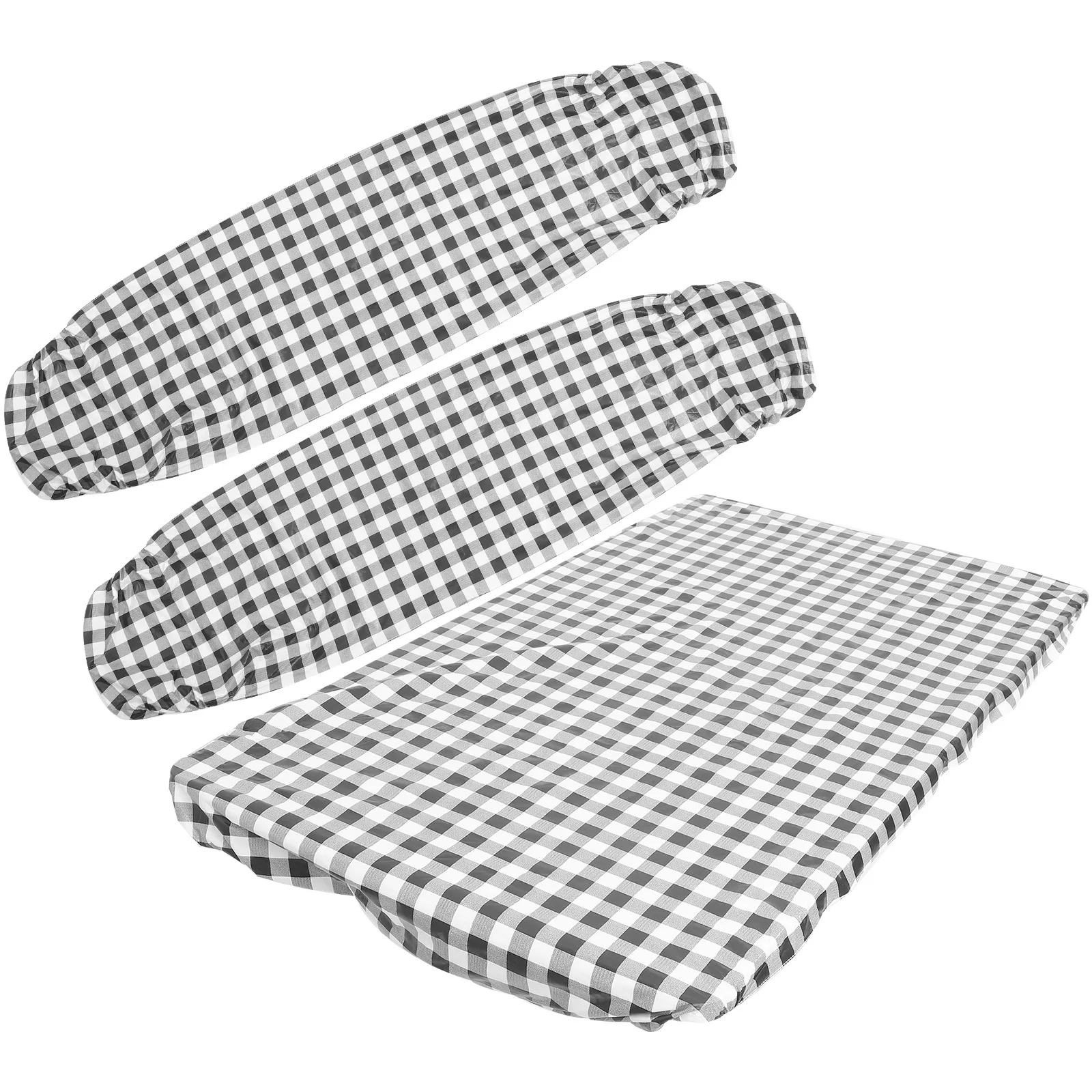 1Set Stretchable Waterproof Picnic Tablecloth Bench Cover Set Elastic Fitted Table Cover Outdoor Camping Supplies