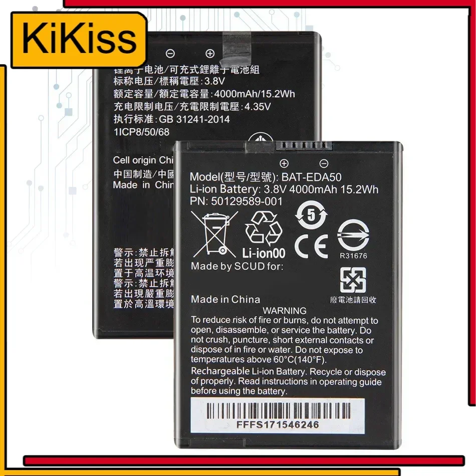 

BAT-EDA50 4000 мАч Сменный аккумулятор для мобильного телефона для Honeywell EDA50 EDA50hc Scanpal EDA40 EDA50K аккумуляторы
