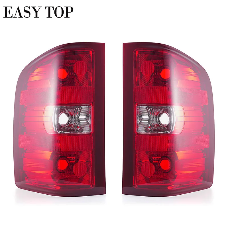 

For Chevrolet Silverado 2007-2013 Halogen Red Tail Light Cover