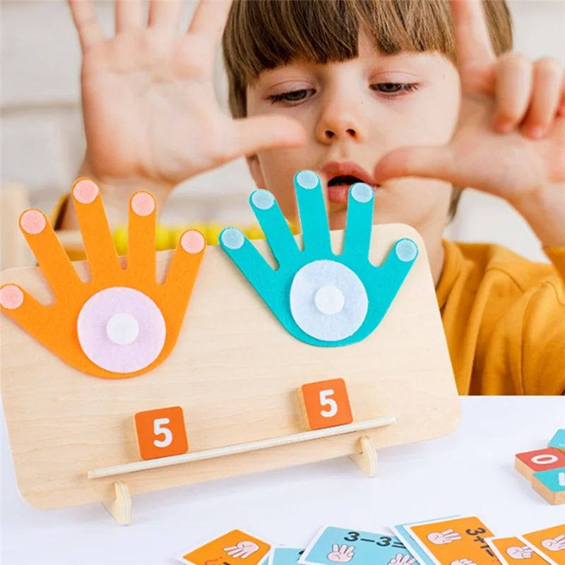 

Finger Numbers Intelligence Math Toy Finger Counting Digital Teaching Aids Toys For Preschool Children Travel Game