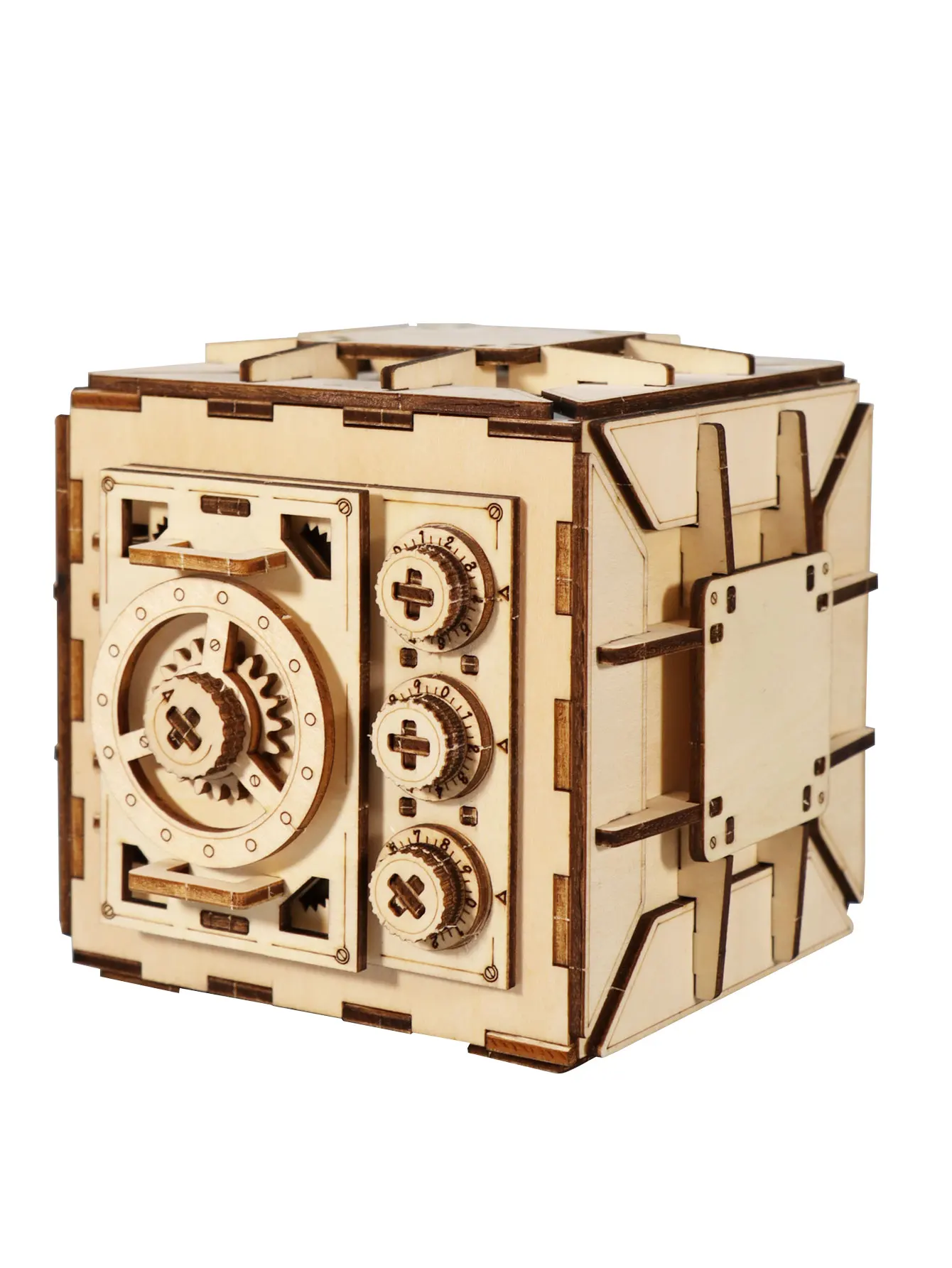 

3D Wooden Puzzle For Adults Locker Puzzle Box DIY Handmade Crafts Model Kit To Build Birthday And Christmas Presents