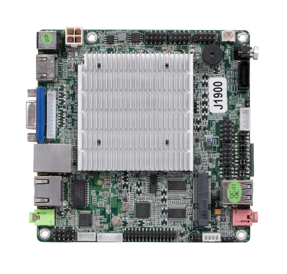 Baytrail ATOM Celeron J1900 4 Cores 2.0G SOC Single Chip Design CPU DDR3 SATA Motherboard Without Fan.