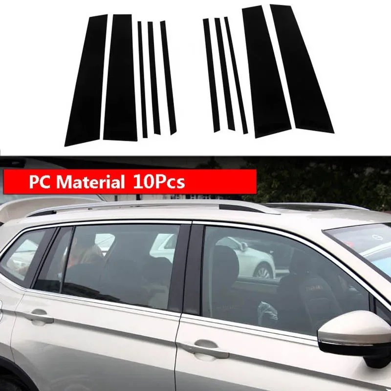 

Car Body Middle Column Side Cover Frame Trim Sticker Exterior Accessories for VW Tiguan MK2 2020 2021 2019 2018 2017