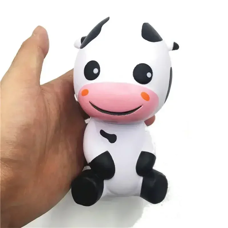 

New Squishy PU Slow Rebound Toy cute Decoration Cute Cow Baby Decompression Animal Children Decompression