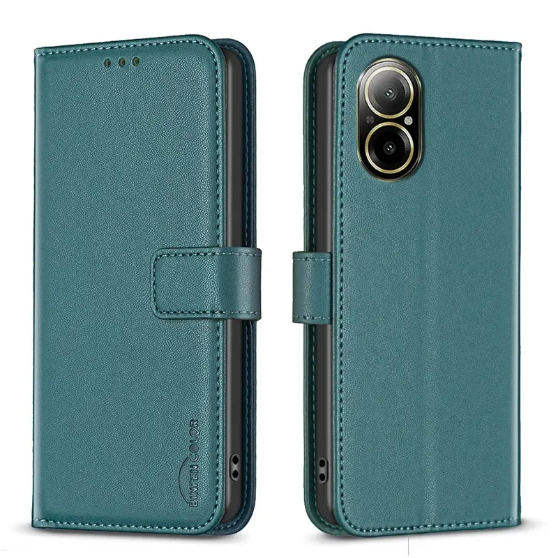 Realme C67 Luxury Leather Wallet Phone Case on For OPPO Realme C67 C53 C51 C55 C 67 53 RealmeC67 Card Slot Magnetic Cases 2024