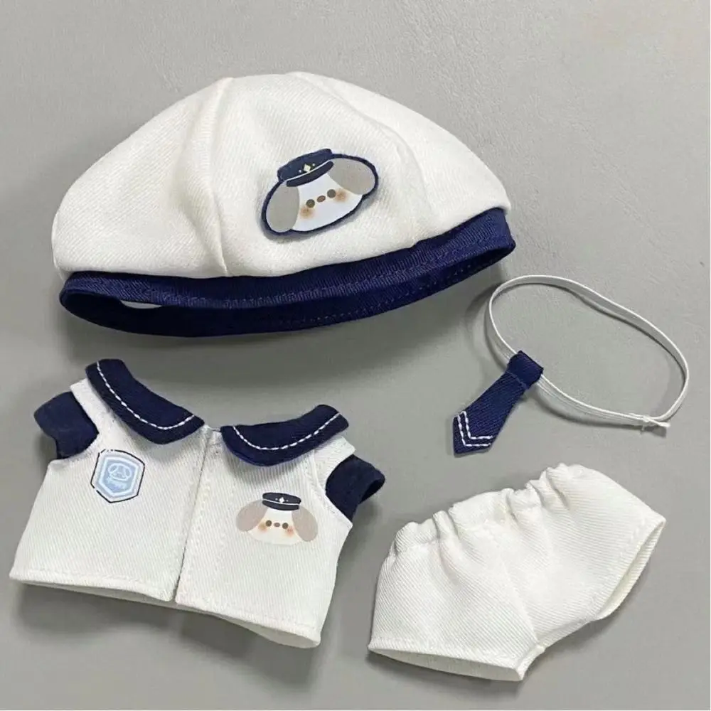 Kleding Hoed 10CM Poppenkleertjes Zachte bodysuit Katoenen poppenkleding Jumpsuits Idoolpoppenkleding Katoenen gevulde pop