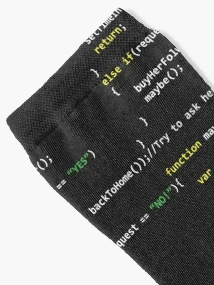 Real programming happy code beer Socks Climbing Heating sock Ladies Socks Men's