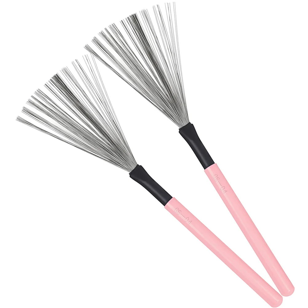 

Metal Wire Brush for Drum Wire Brush With H Kids Adults Students Portable Drum Brushes Wooden H Lightweight Durable