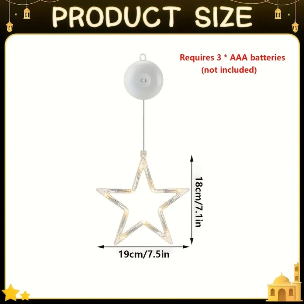 Natal led janela pendurado decorações, estrela santa floco de neve sino veado árvore em forma de luzes de fadas, ornamentos festivos