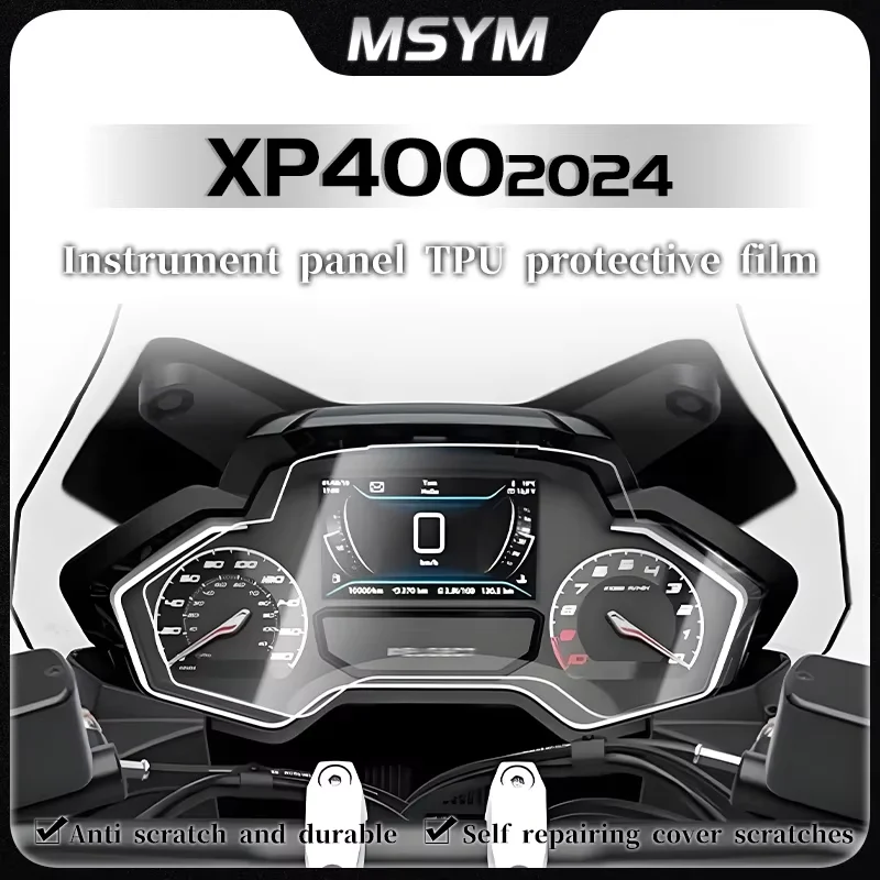 

For Peugeot XP400 XP 400 XP400GT xp400 2024 Motorcycle Instrument Dashboard Scratch Protection Film Screen Protector Accessories