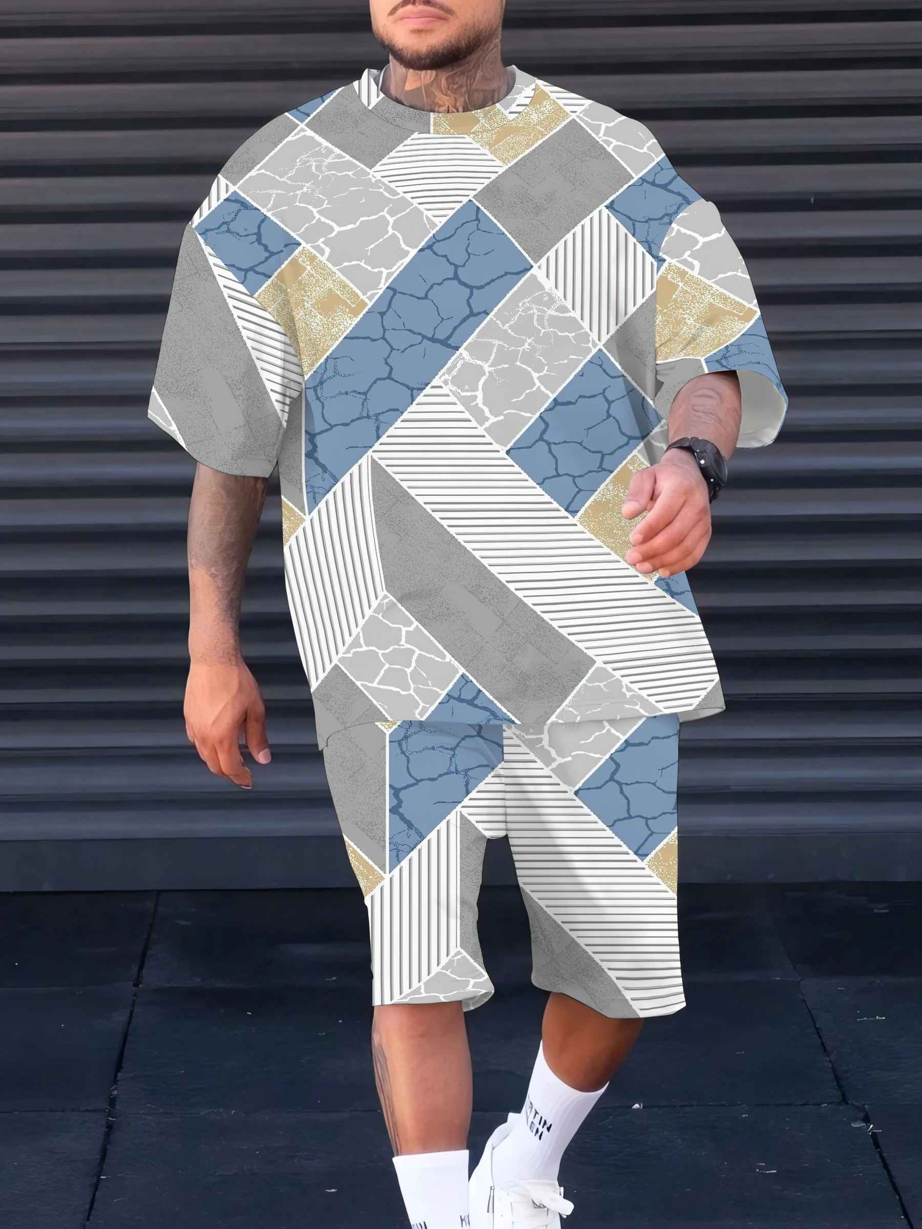 

The 2025 summer new men's suit 3D series casual fashionable lightweight and breathable outdoor men's wear