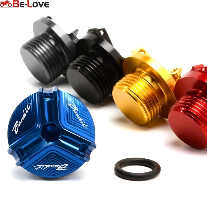 FOR SUZUKI Bandit 400 600 650 1200 1250 1250S Motorcycle Aluminum Engine Oil Cup Cover Oil Filler Cap Plug GSF 650 S/N