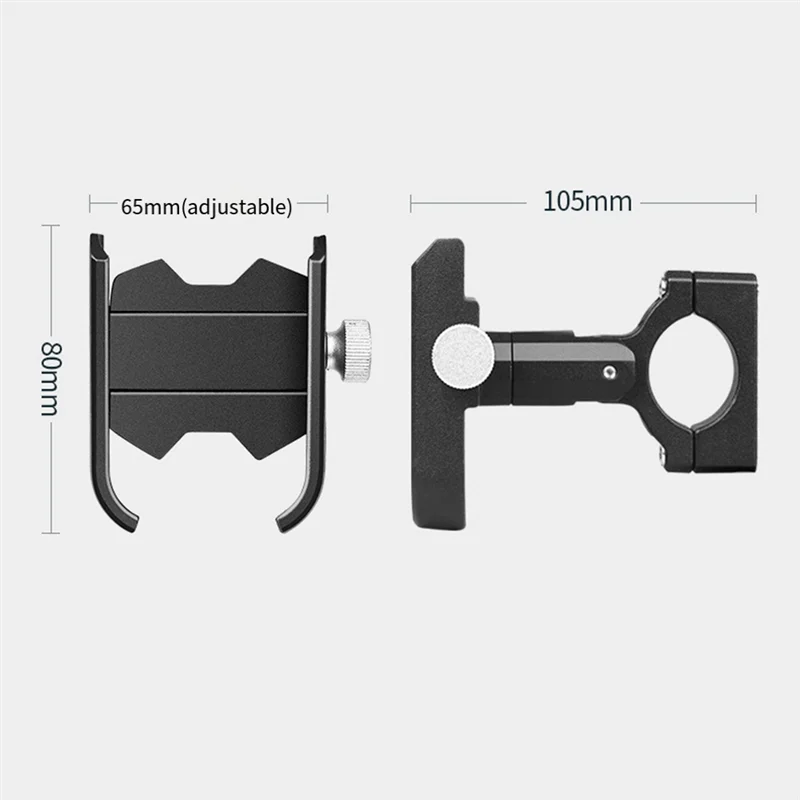 Suporte de celular para bicicleta, suporte giratório 360 de liga de alumínio para celular, motocicleta, carro elétrico, equipamento de equitação