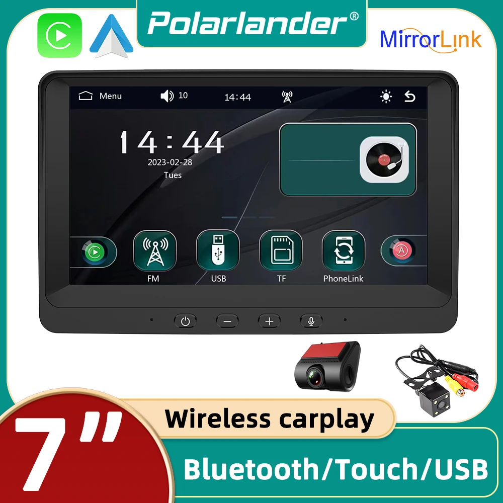 

IOS Rear View Camera Multimedia Video Player BT Car Radio IPS Touch Screen Android Auto/Autolink 7'' Wireless Carplay/MirrorLink