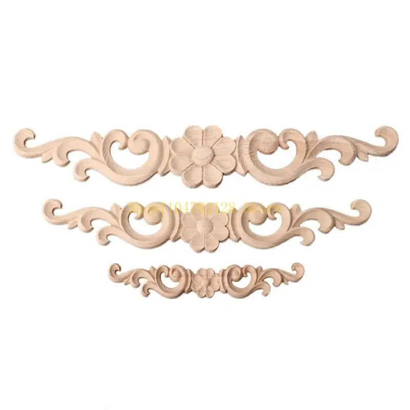 Carved Decals Corner Onlay Appliques Fashion Frame Farmhouses Decorations best sale