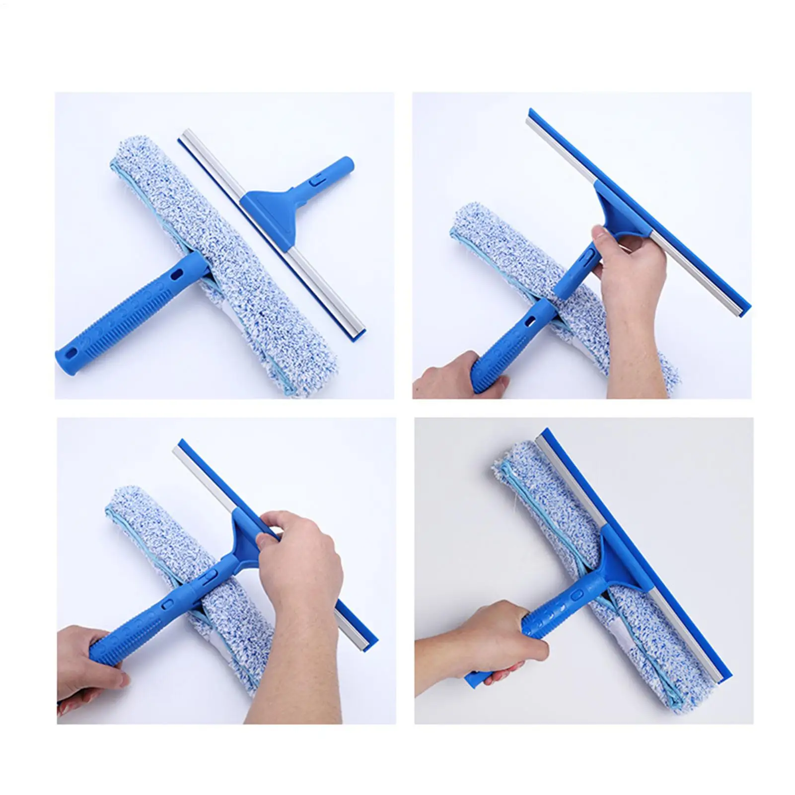 Shower Squeegee Wide Coverage Portable All-Purpose Shower Squeegee For Glass Doors For Home Kitchen Bathroom Car Office Door