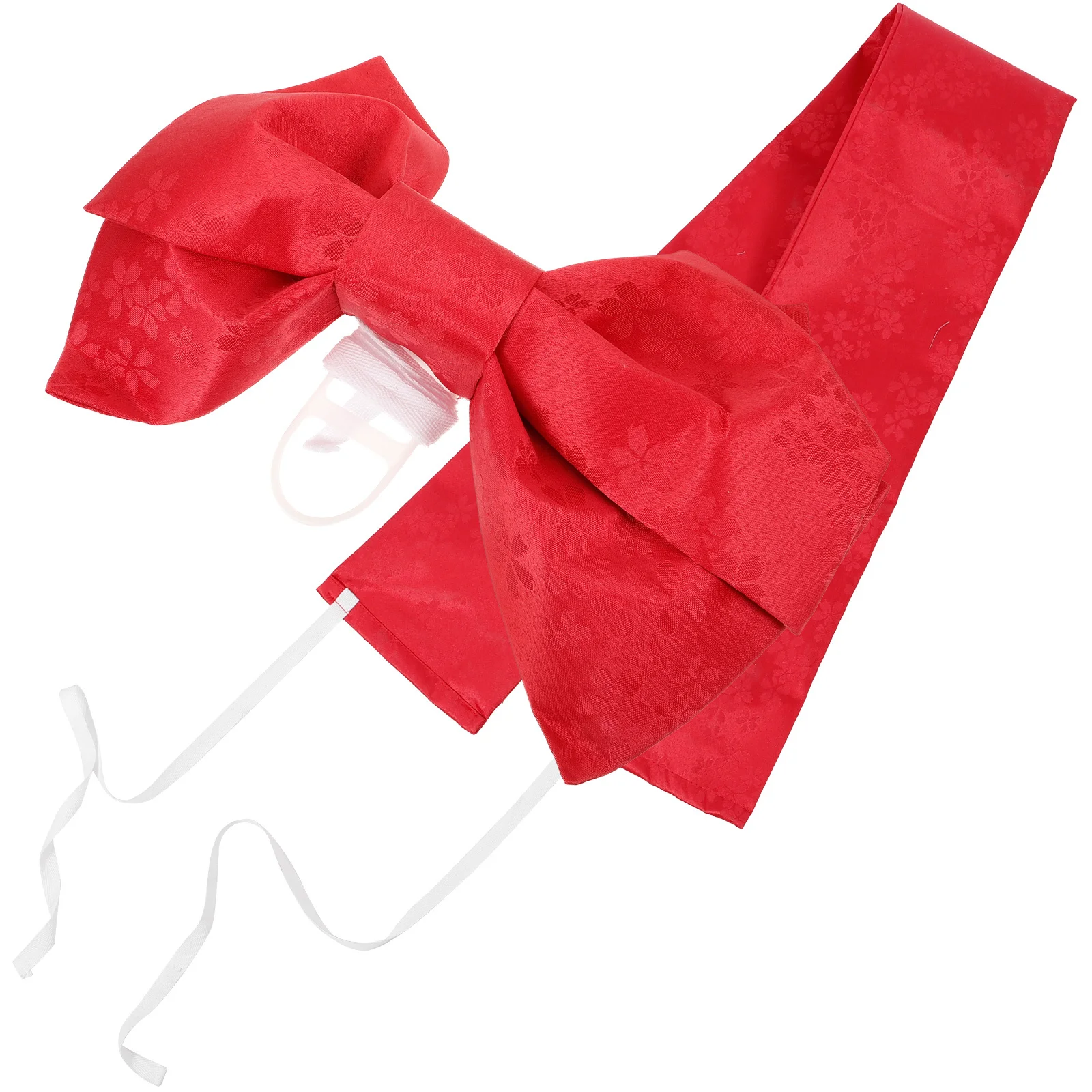 

1Pcs Japanese Kimono Waist Belt Vintage Yukata Bow Tie Fabric Girdle for Wedding Party Ceremony Kimono Bow Accessory