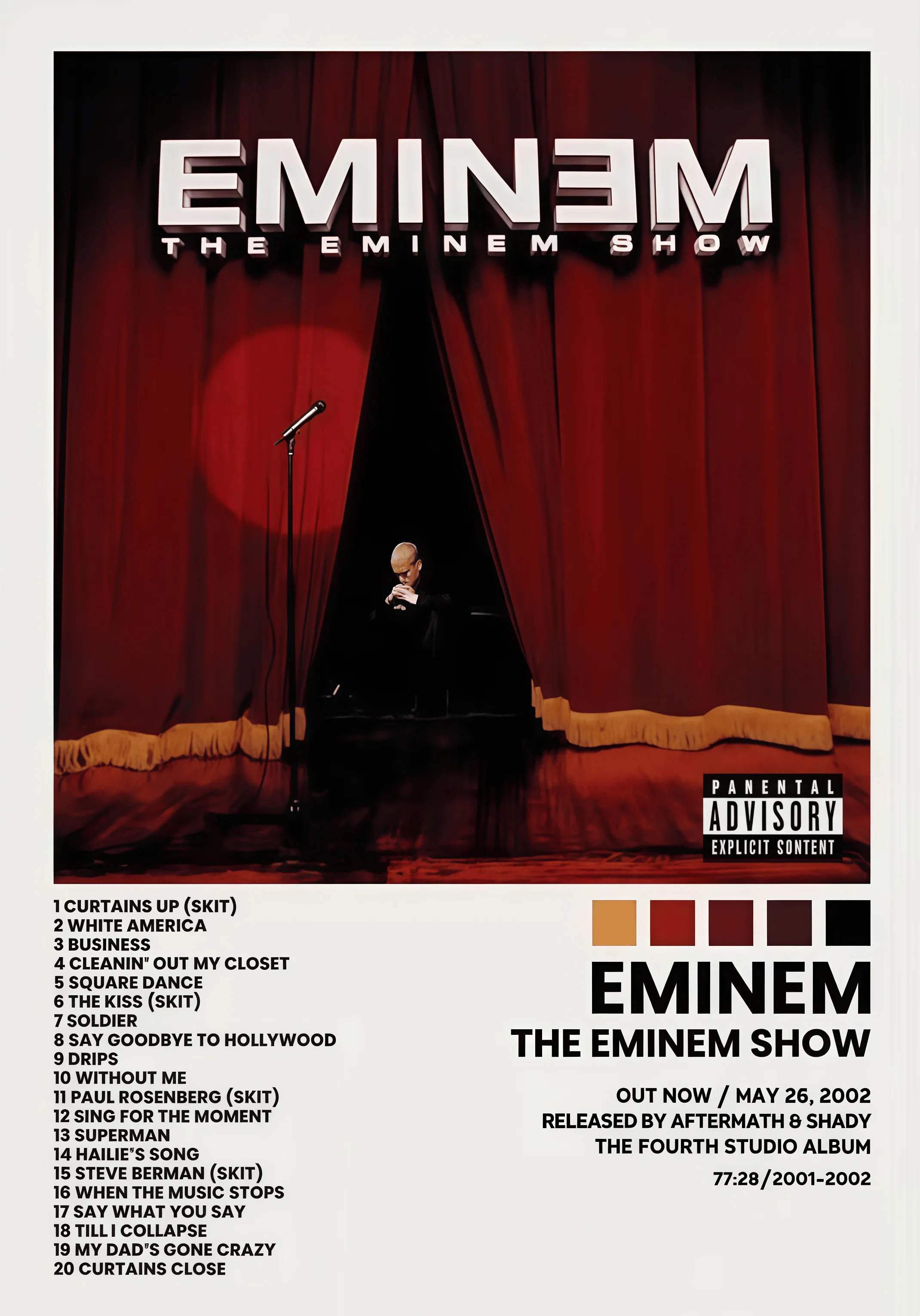 Hip Hop Rap Star Drake Eminem Muziek Albumhoezen Poster Print Canvas Schilderij Wall Art Picture
