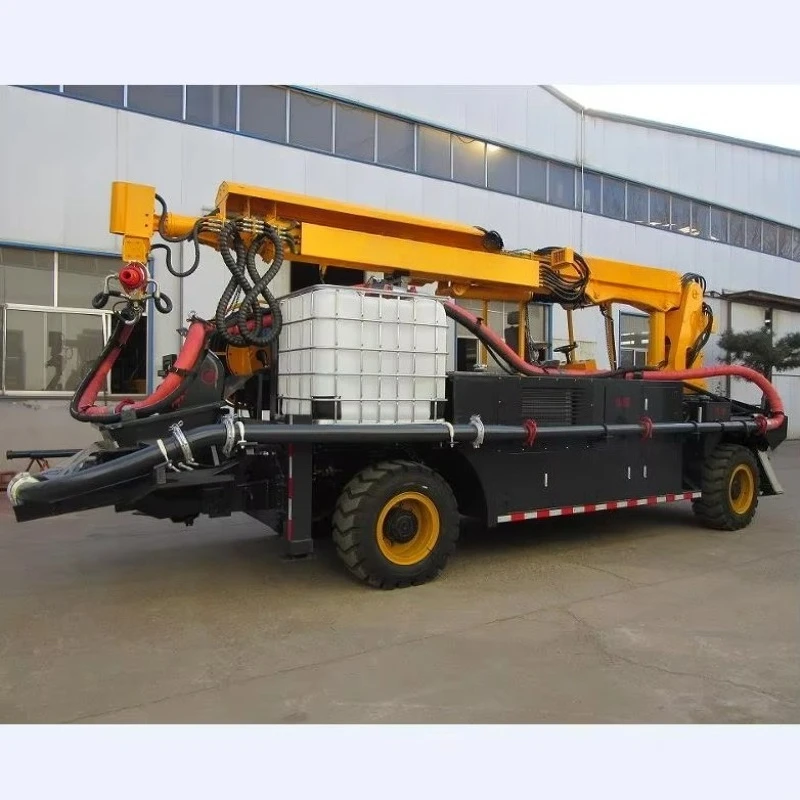 Shotcrete Robot 40 Cubic Meters Wet Concrete Spray Machine for Concrete Plaster High-Efficiency