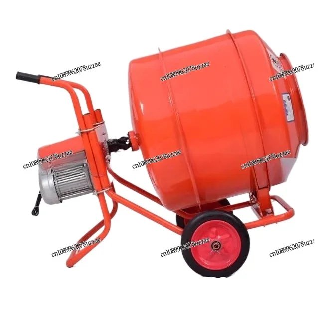 Small Mortar Cement Mixing Bucket Multifunctional Construction Site Machinery and Equipment Hand Push Horizontal Concrete Mixer